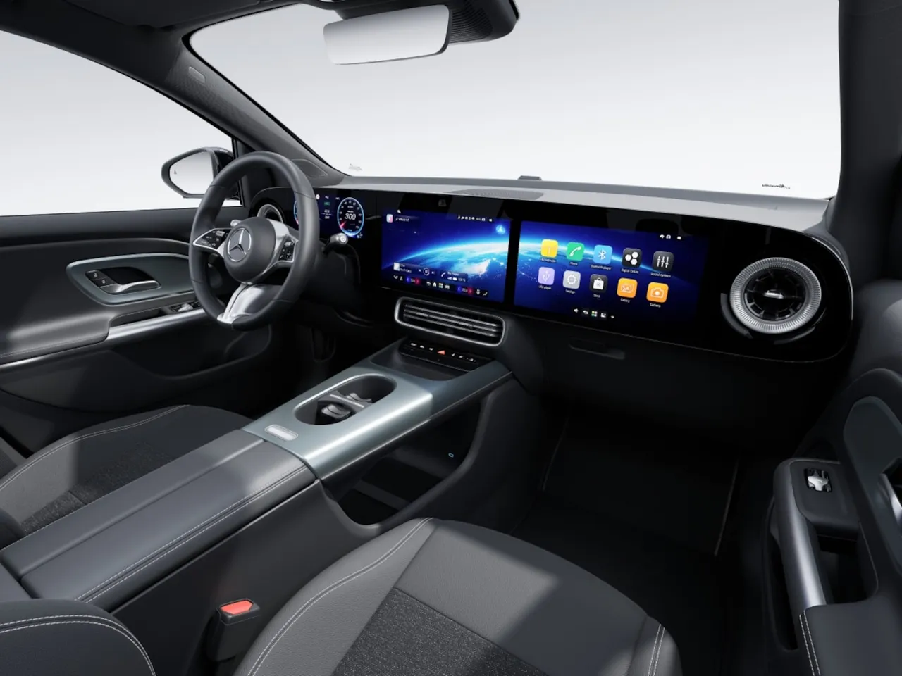 Mercedes-Benz GLA 250+ electric — Display & controls