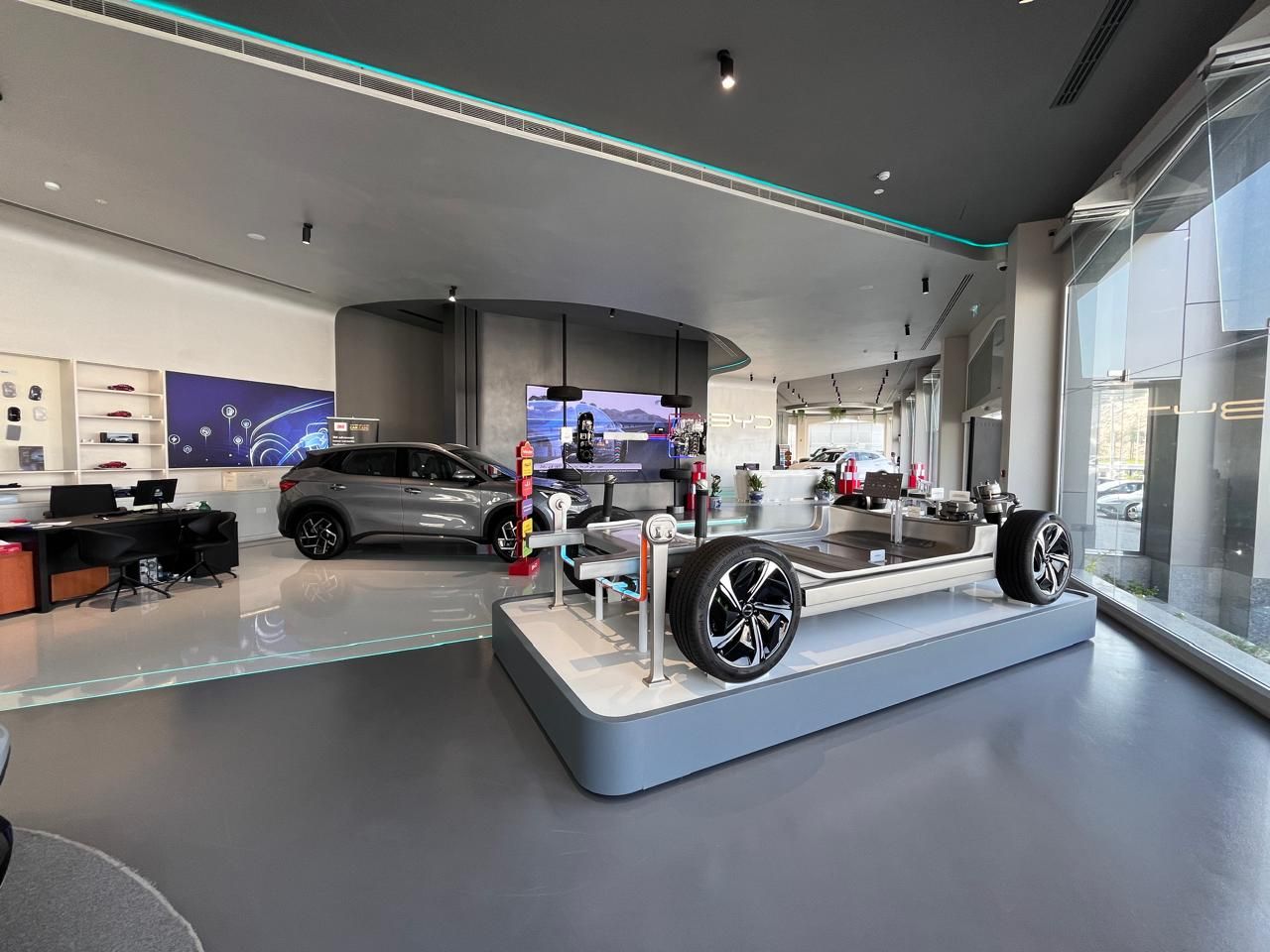 BYD showroom — Saud Bahwan Group in Muscat